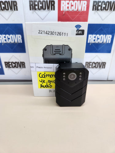 Cámara Corporal 4K Ultra HD grabación de Audio y Vídeo